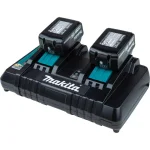 Makita 18V LXT Lithium-Ion Dual Port Rapid Optimum Charger (DC18RD) thumbnail 8