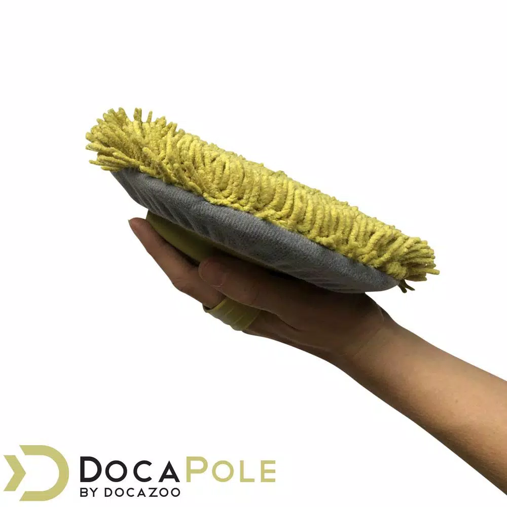 DocaPole 7 ft. to 30 ft. Telescoping Extension Pole with Microfiber Chenille Wall Duster