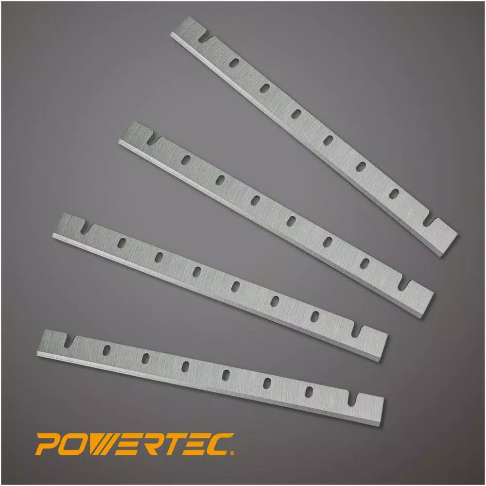 POWERTEC 12.5 in. M2 High-Speed Steel Replacement Planer Knives for DeWalt DW733