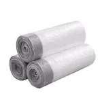 HDX 39 Gallon Clear Flex Drawstring Trash Bags, 1.1 Mil, 50-Count thumbnail 3