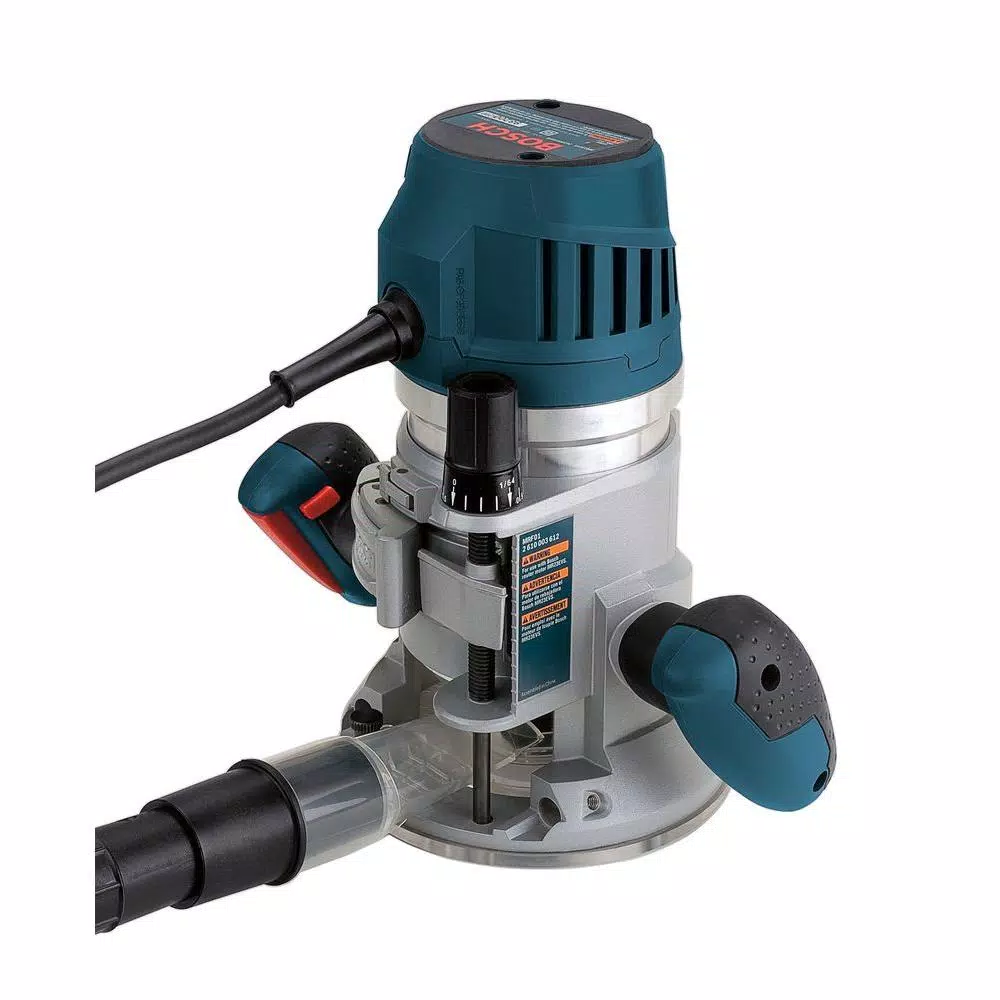 Bosch 2.3 HP 15 Amp Variable Speed Fixed Base Corded Electric Router Kit