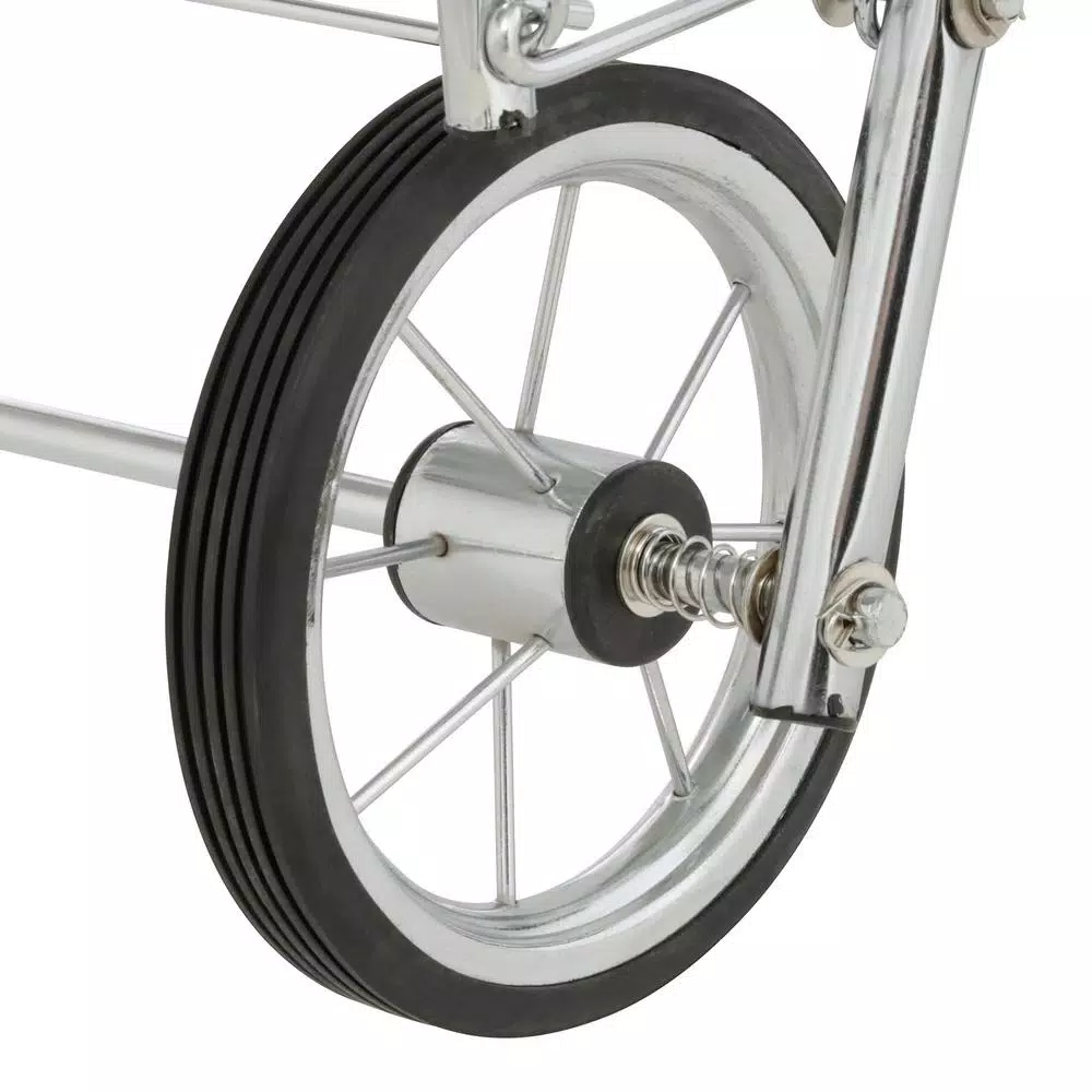 Easy Wheels Jumbo Shopping Cart, Heavy Duty Steel, Elite Chrome Finish