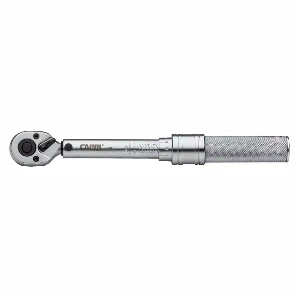 Capri Tools 1/4 in. Drive Industrial Torque Wrench, 30 to 150 in. lbs. / 4 to 16.4 Nm