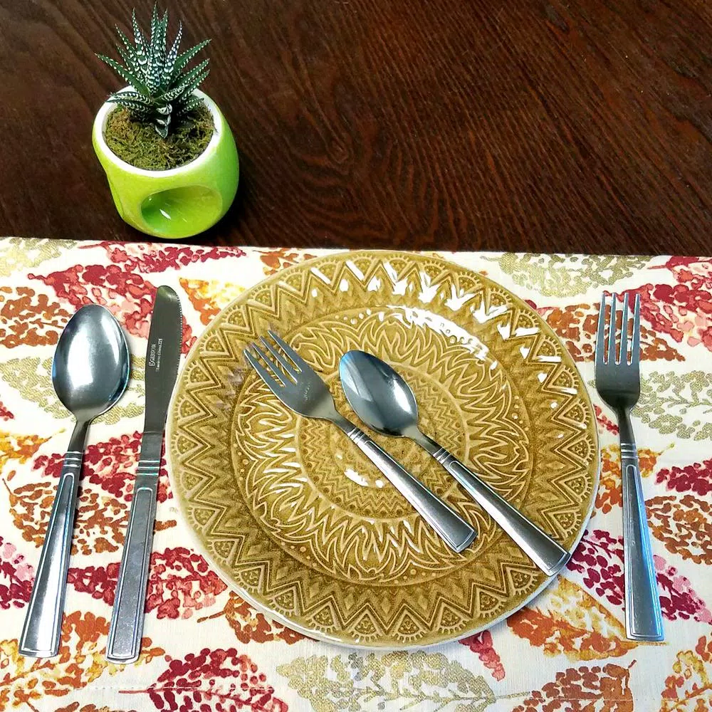 Gibson Home Sefton 24-Piece Stainless Steel Flatware Set, Service for 4