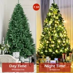 Costway 7.5 ft. Unlit Douglas Fir Artificial Christmas Tree with 2254 Tips thumbnail 4