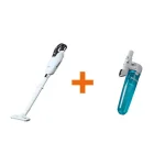 Makita 18V LXT Brushless Cordless 3-Speed Vacuum with White Cyclonic Attachment (Tool-Only) thumbnail 1