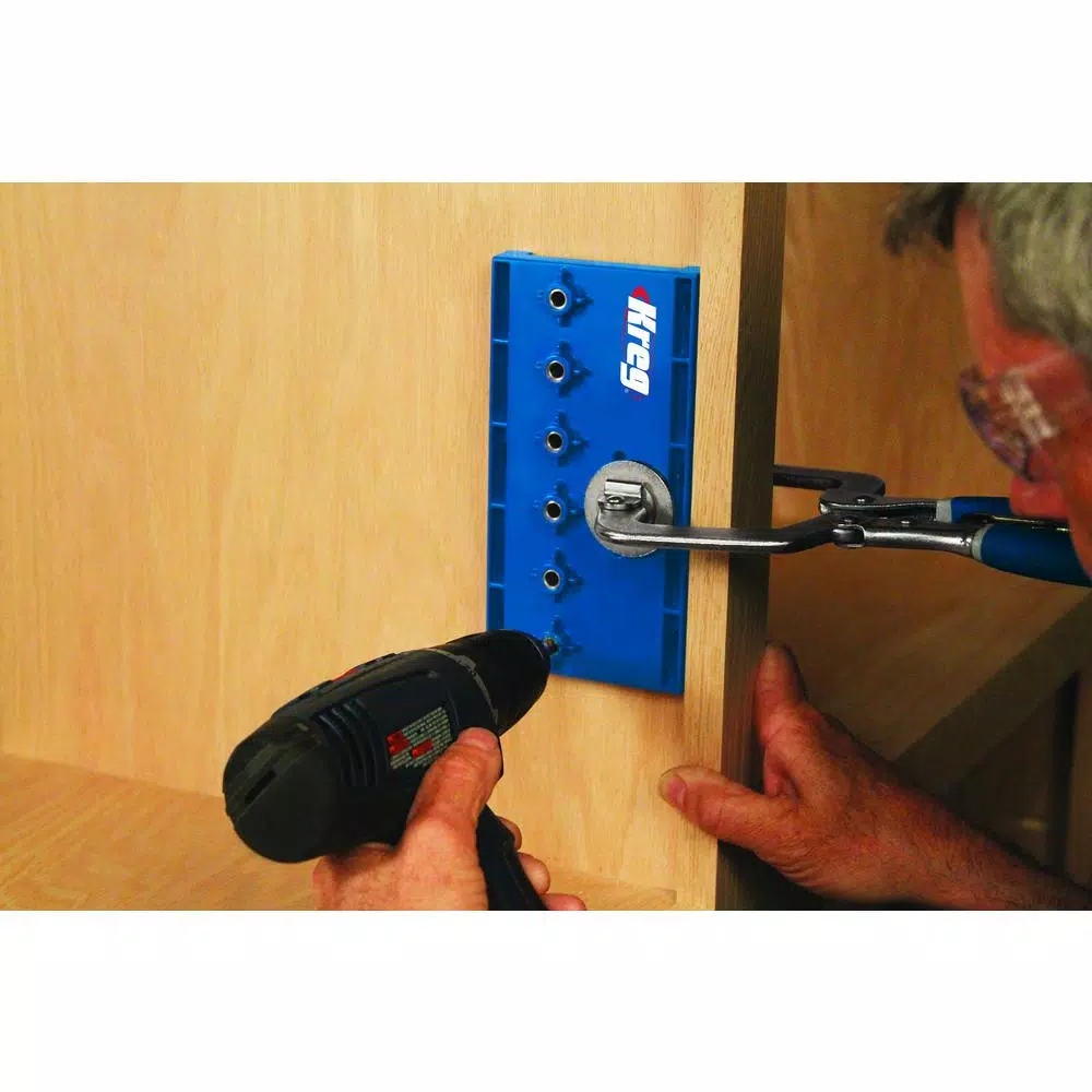 Kreg 5 mm Shelf Pin Jig with Hardened-Steel Drill Guides