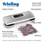 Frieling Automatic Food Sealing Vacuum Machine, Silver thumbnail 3