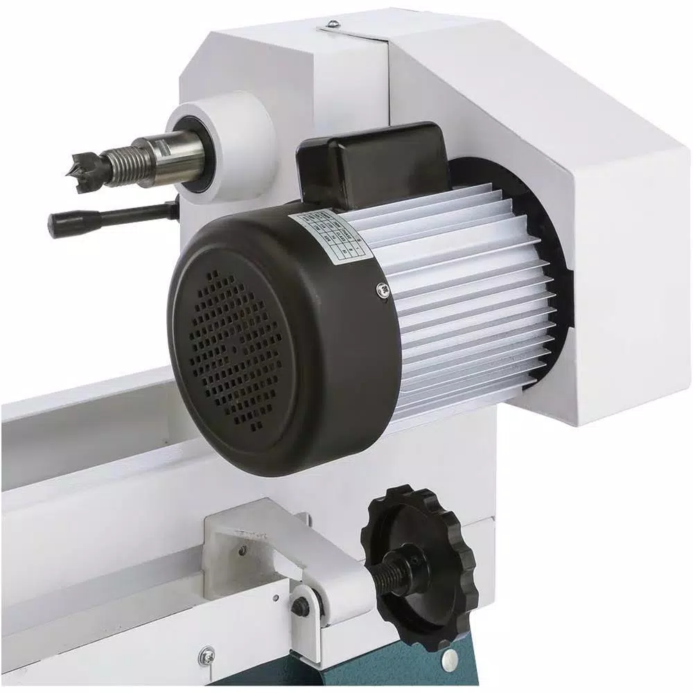 Grizzly Industrial 14 in. x 37 in. Wood Lathe with Copy Attachment, 3/4 HP, 110V