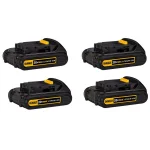 DEWALT 20V MAX Compact Lithium-Ion 1.5Ah Battery Pack (4-Pack) thumbnail 1