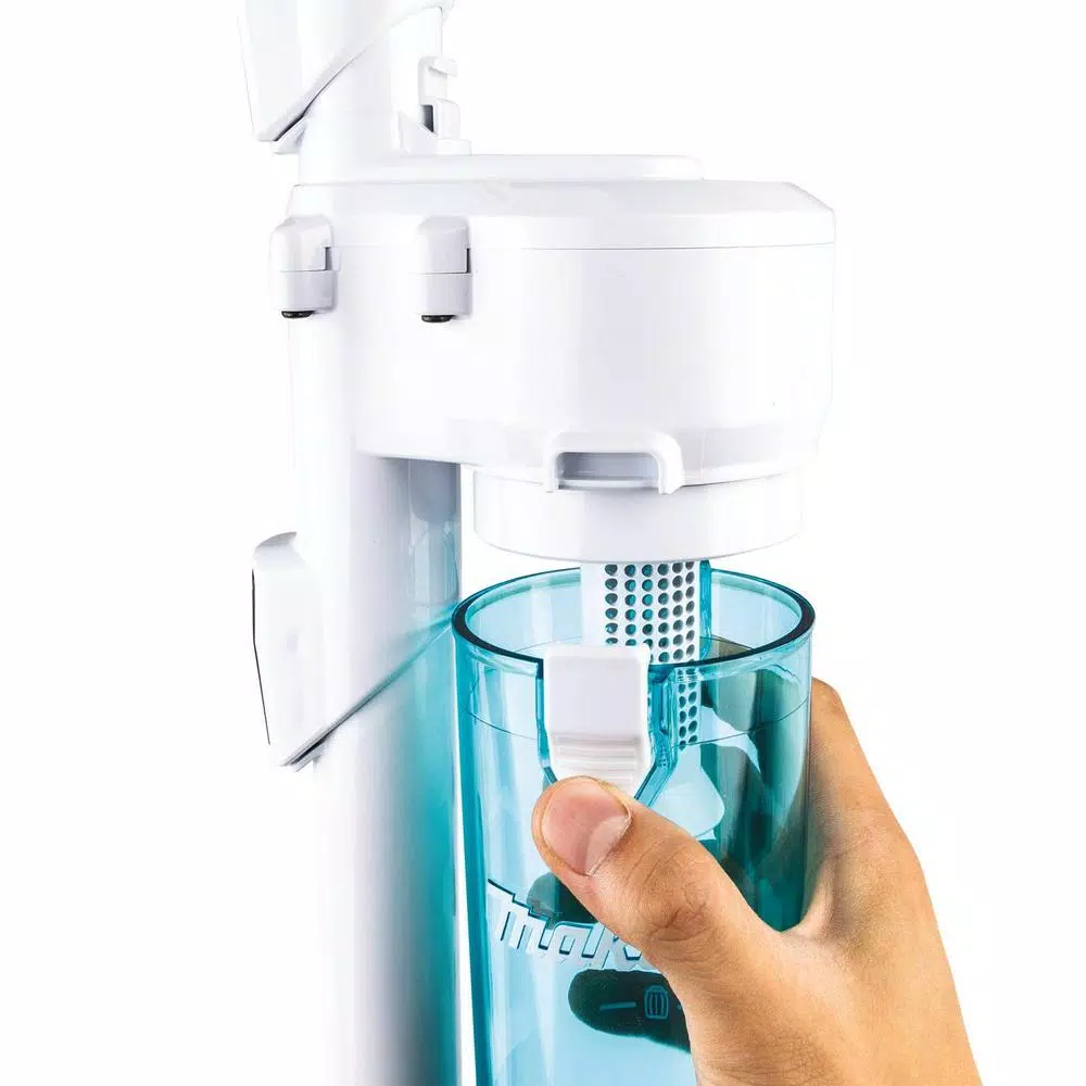 Makita White Cyclonic Vacuum Attachment with Lock for Makita 18V Vacuum Models XLC03 and XLC05
