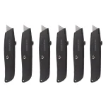 OLYMPIA Tools 6-Piece Retractable Utility Knife Set with Metal Construction thumbnail 1