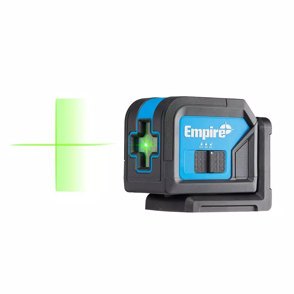 Empire Green Self-Leveling Cross Line Laser Level, 75 ft. Range