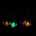 Northlight 4.75 in. LED Multi-Color Bat Halloween String Lights, 10-Set thumbnail 2
