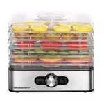 Maximatic Elite Gourmet 5-Tray Stainless Steel Food Dehydrator, Black thumbnail 1