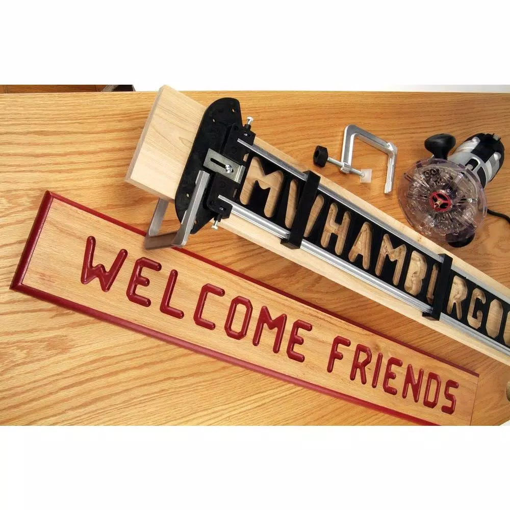 Milescraft SignPro Complete Sign Making Router Jig Template Kit