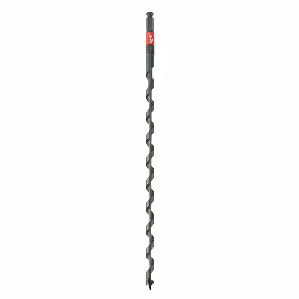 Milwaukee SHOCKWAVE 1/2 in. x 24 in. Carbon Lineman's Impact Auger Bit