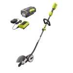 RYOBI 40V Lithium-Ion Expand-It Cordless Power Head with Edger Attachment, 4 Ah Battery and Charger Included thumbnail 1