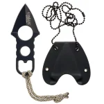 Camillus Heater Boot Neck Knife, 440 Stainless Steel Double Edge Dagger with Bottle Opener thumbnail 3
