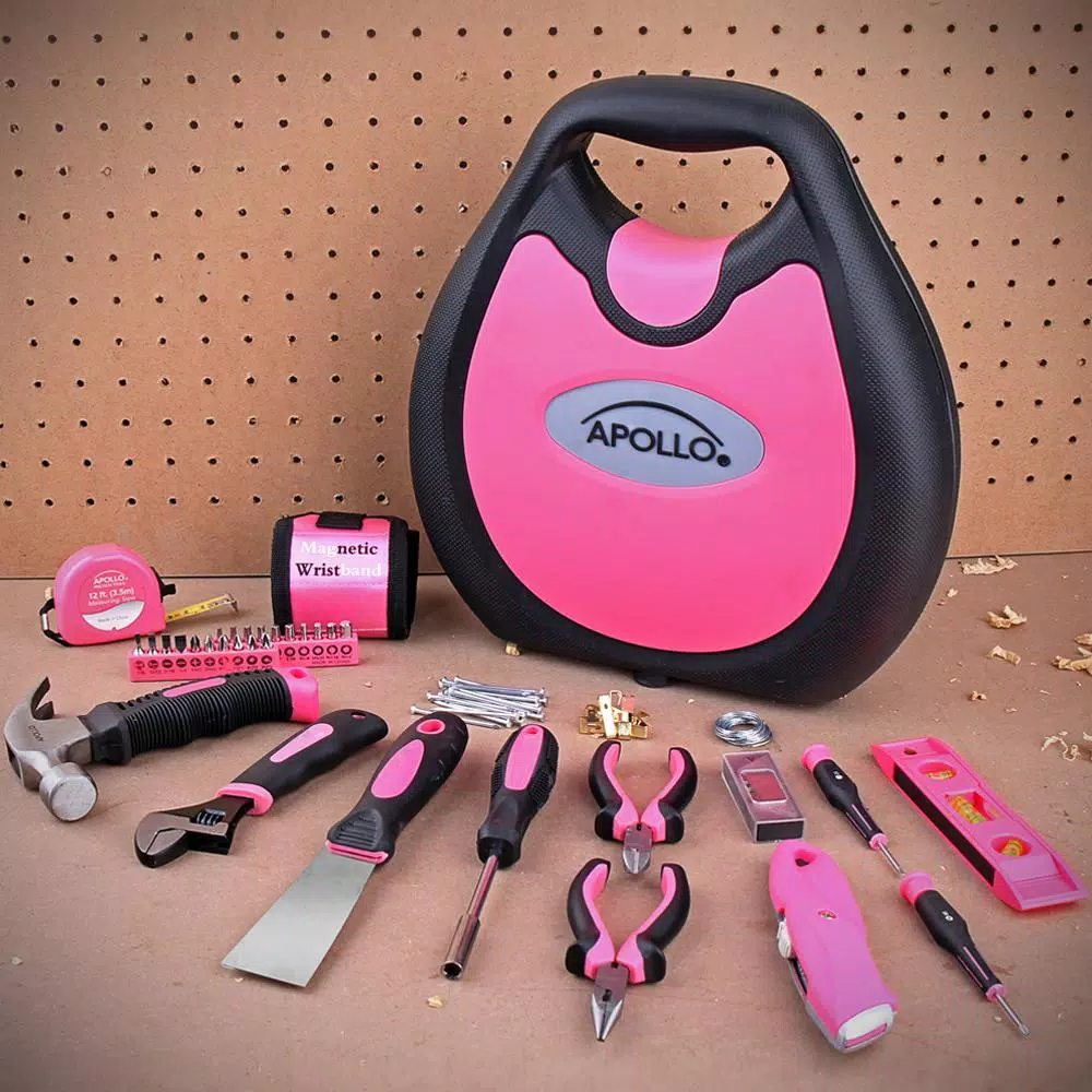 Apollo Tools 72-Piece Household Tool Kit with Designer Storage Case