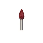 Foredom 5/8 in. x 1-1/16 in. Tungsten Carbide Flame Shape Bur with 1/4 in. Shank thumbnail 1
