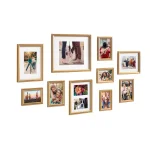 Kate and Laurel Adlynn Gold Gallery Wall Picture Frame Set, 10-Piece Glam Decor thumbnail 2