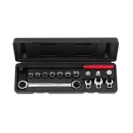 GearWrench 15-Piece Ratcheting Wrench Serpentine Belt Tool and Socket Set thumbnail 2