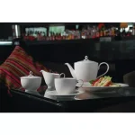 Oneida Sant' Andrea Tenor 5 oz. White Porcelain High Alumina Creamers, Set of 36 thumbnail 2