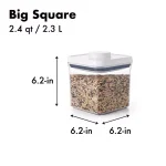 OXO Good Grips 2.4 Qt. POP Container with Airtight Lid, Stackable Food Storage thumbnail 6