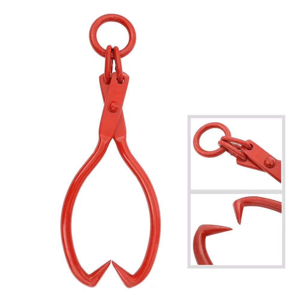 Earth Worth Nature Spring 32 in. Skidding Tongs with O-Ring for Log Dragging and Pulling