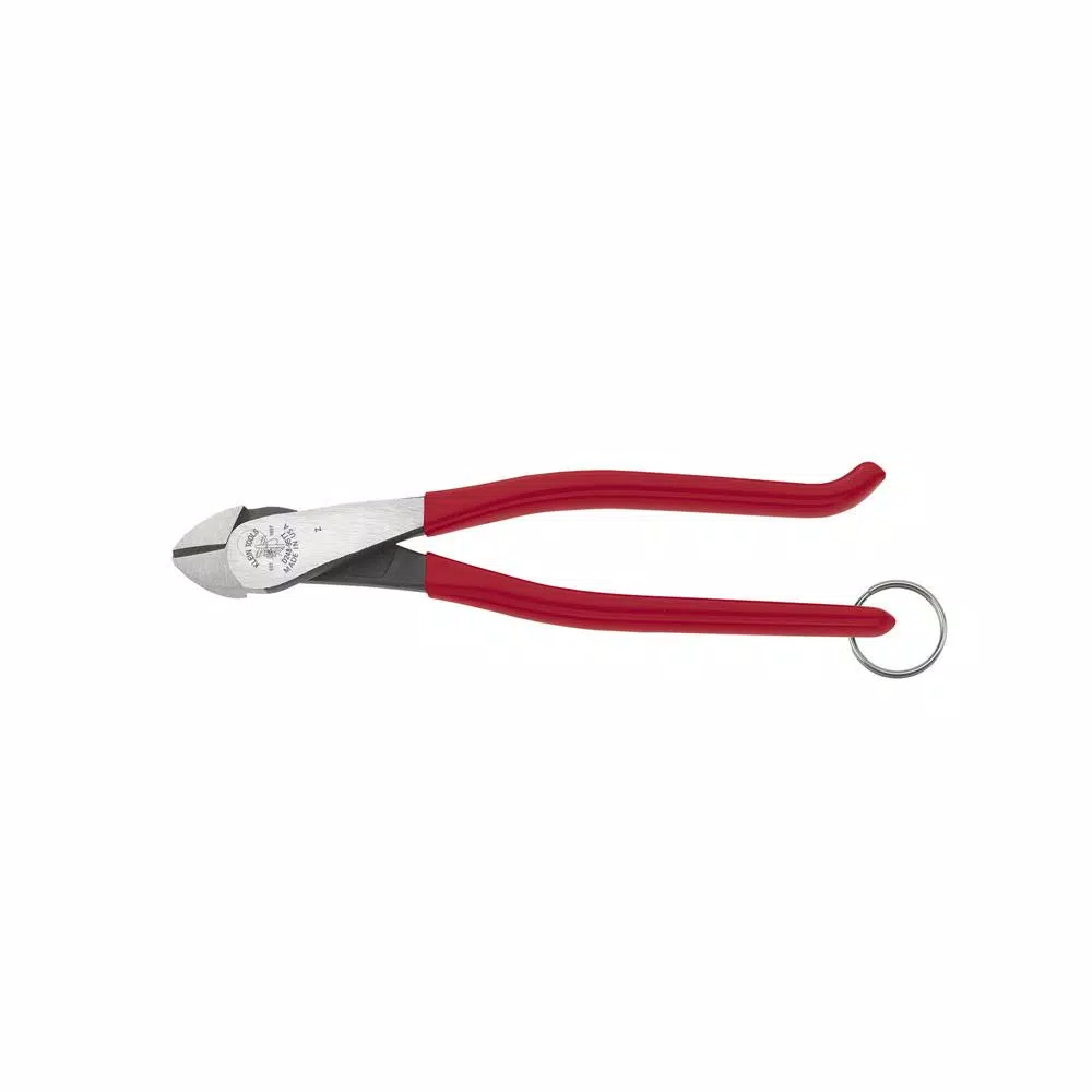 Klein Tools Diagonal Cut Ironworker Pliers with Tether Ring