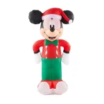 Disney Mickey Mouse 3.5 ft. Inflatable Holiday Decoration with LED Lights thumbnail 1