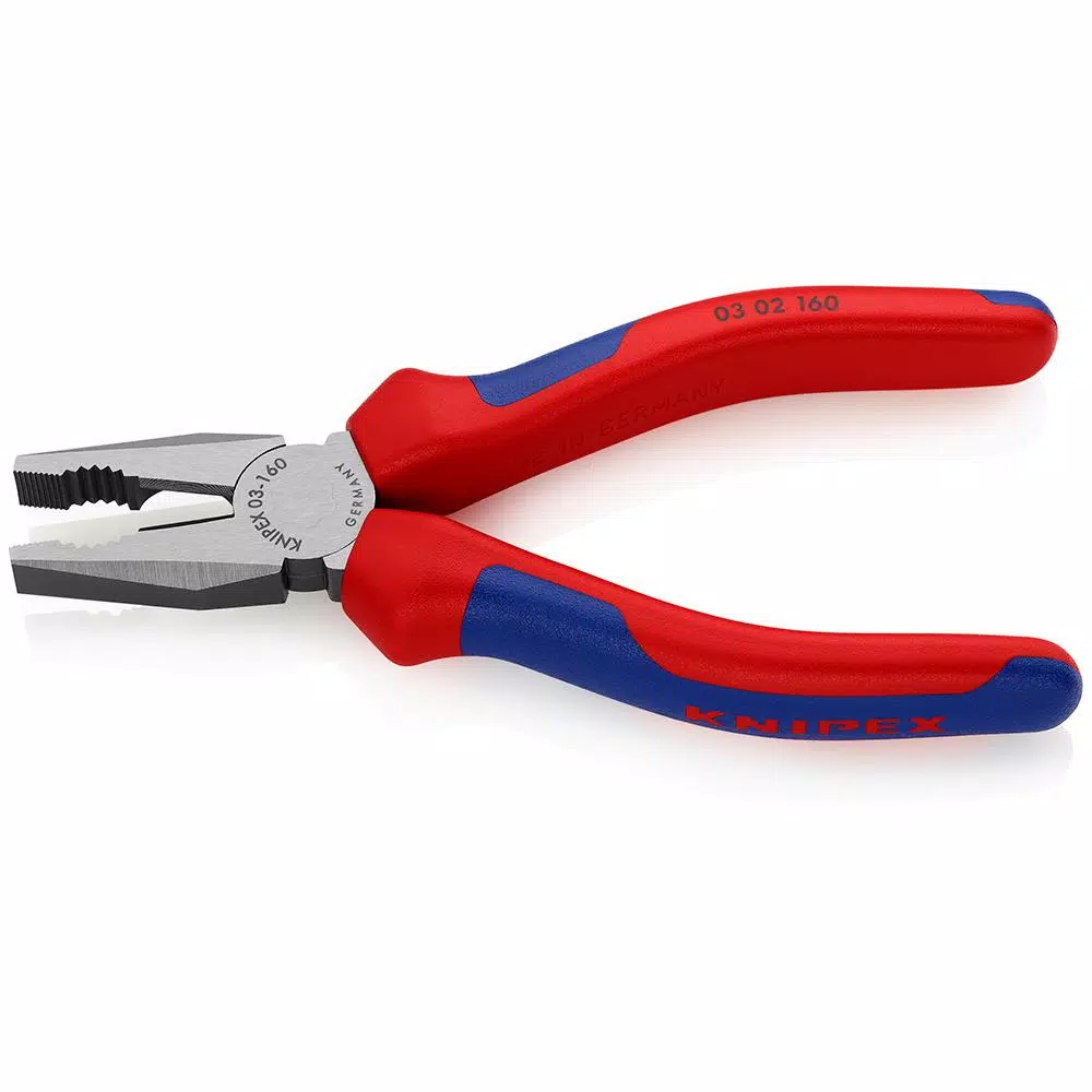 KNIPEX 6-1/4 in. Combination Pliers with Comfort Grip, 1000V VDE Insulated