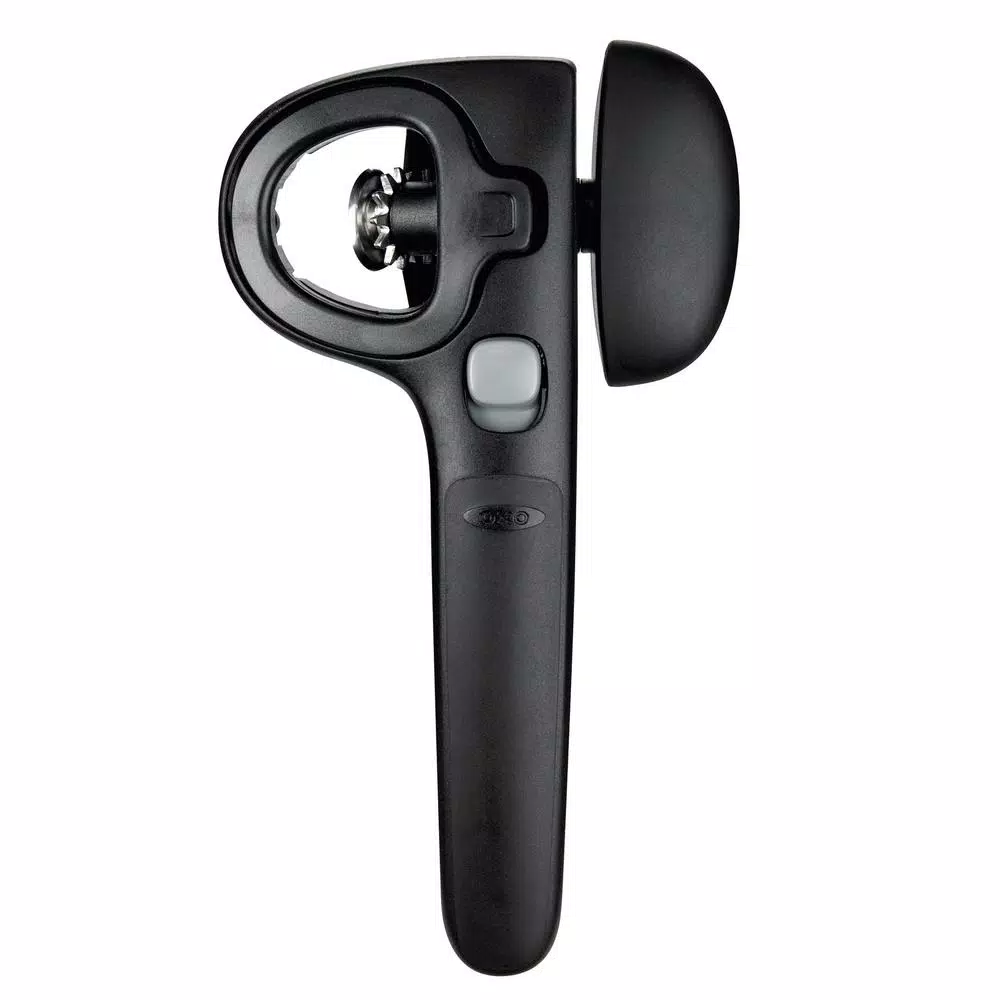 OXO Good Grips Locking Can Opener with Lid Catch, Black