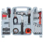Stalwart 124-Piece Steel Hand Tool Set with Hard Plastic Carrying Case thumbnail 1