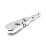 GearWrench 3/8 in. Drive 90-Tooth Stubby Flex Head Teardrop Ratchet, 5 in. thumbnail 4