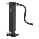 CURT Direct-Weld Square Trailer Jack with Side Handle, 12,000 lbs. Support, 12.5 in. Travel thumbnail 2