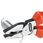 KNIPEX 9 in. High Leverage Combination Pliers with Dual-Component Comfort Grips and Tether Attachment thumbnail 4