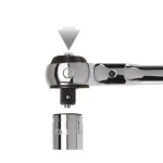 TEKTON 3/8 in. Drive 9 in. Swivel Head Ratchet, 72-Tooth thumbnail 6