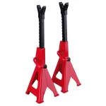 Max Load 3-Ton Jack Stand Set, 6000 lb Capacity, Red and Black thumbnail 1