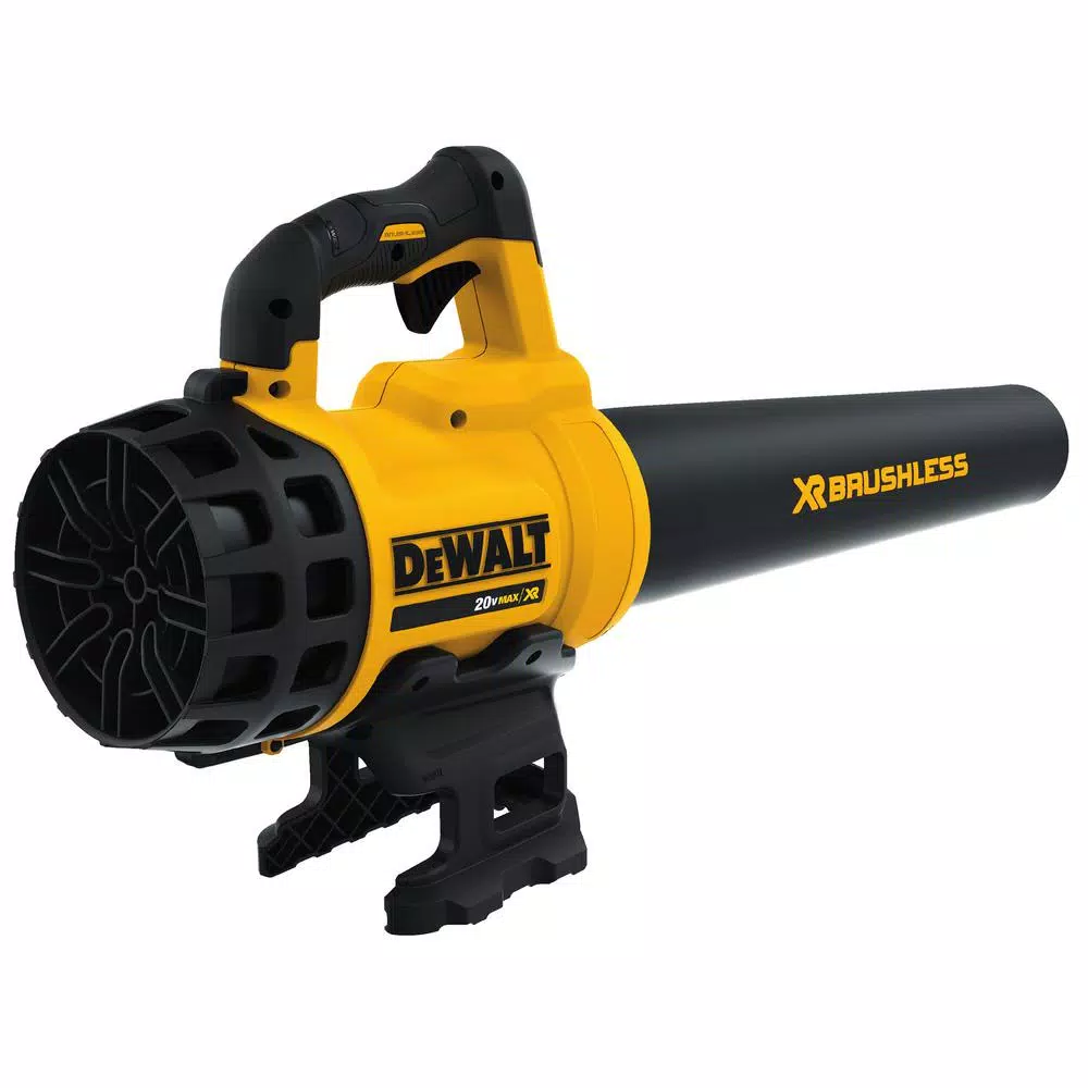 DEWALT 20V MAX Cordless Hedge Trimmer Kit with 5.0 Ah Battery, Charger, and Bonus Handheld Leaf Blower