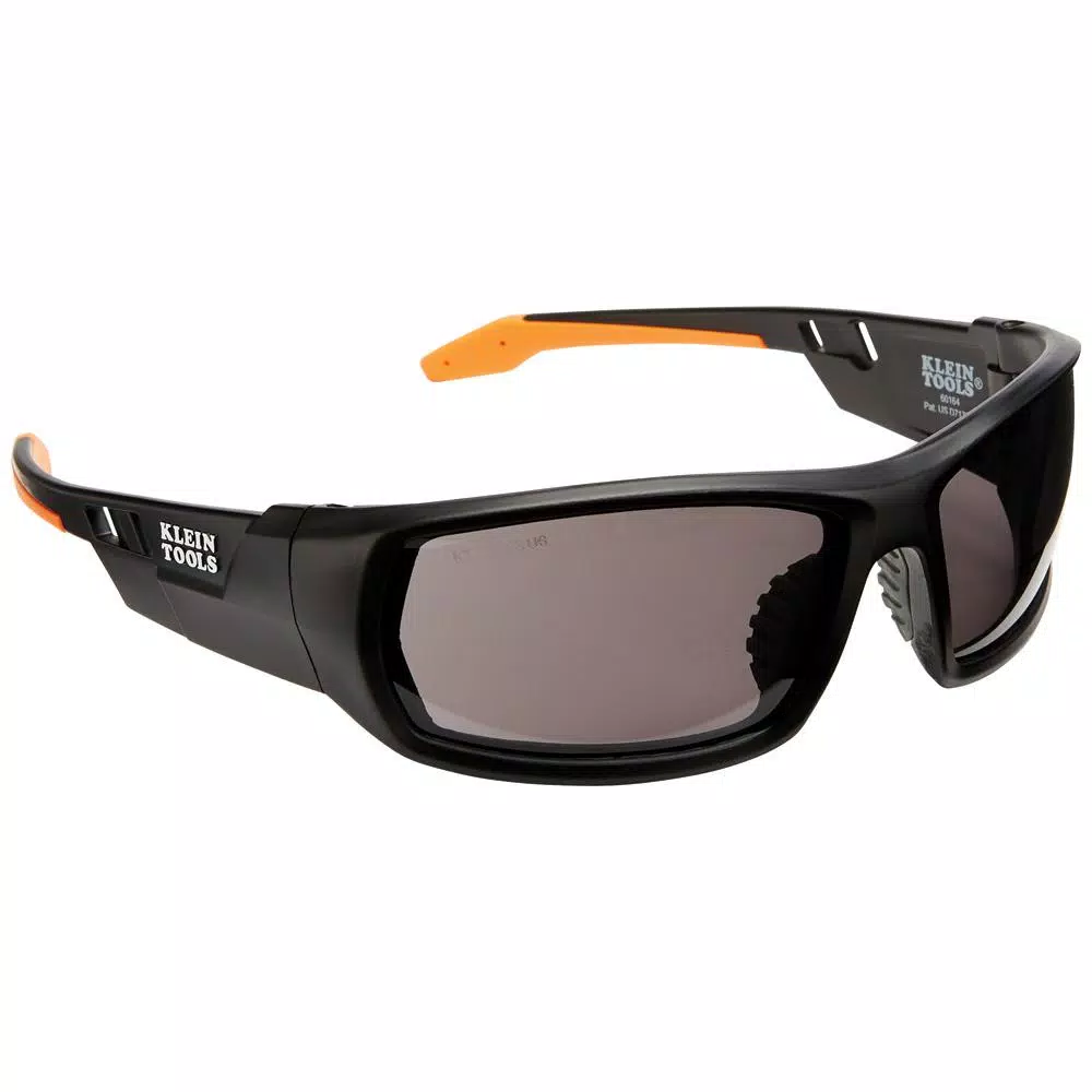 Klein Tools Professional Safety Glasses, Gray Tinted Lens, Full Frame, Impact Resistant