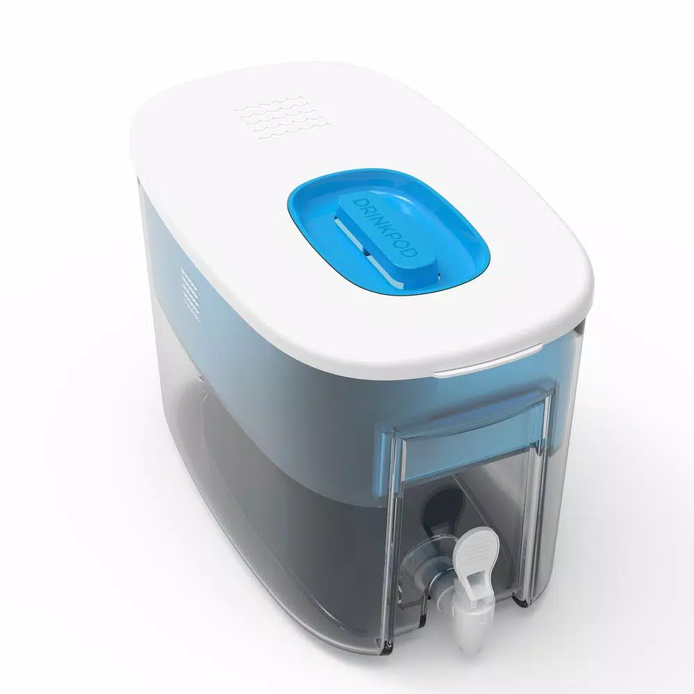 Drinkpod Alkaline Water Dispenser 2.4 Gal. Countertop System, 3-Pack with 3 Filters