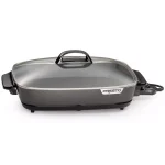 Presto SlimLine 16 in. Black Non-Stick Electric Skillet with Heavy Cast Aluminum Pan thumbnail 1