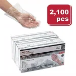 Safe Handler Long Cuff HDPE Multipurpose Disposable Gloves, 2100-Count thumbnail 8