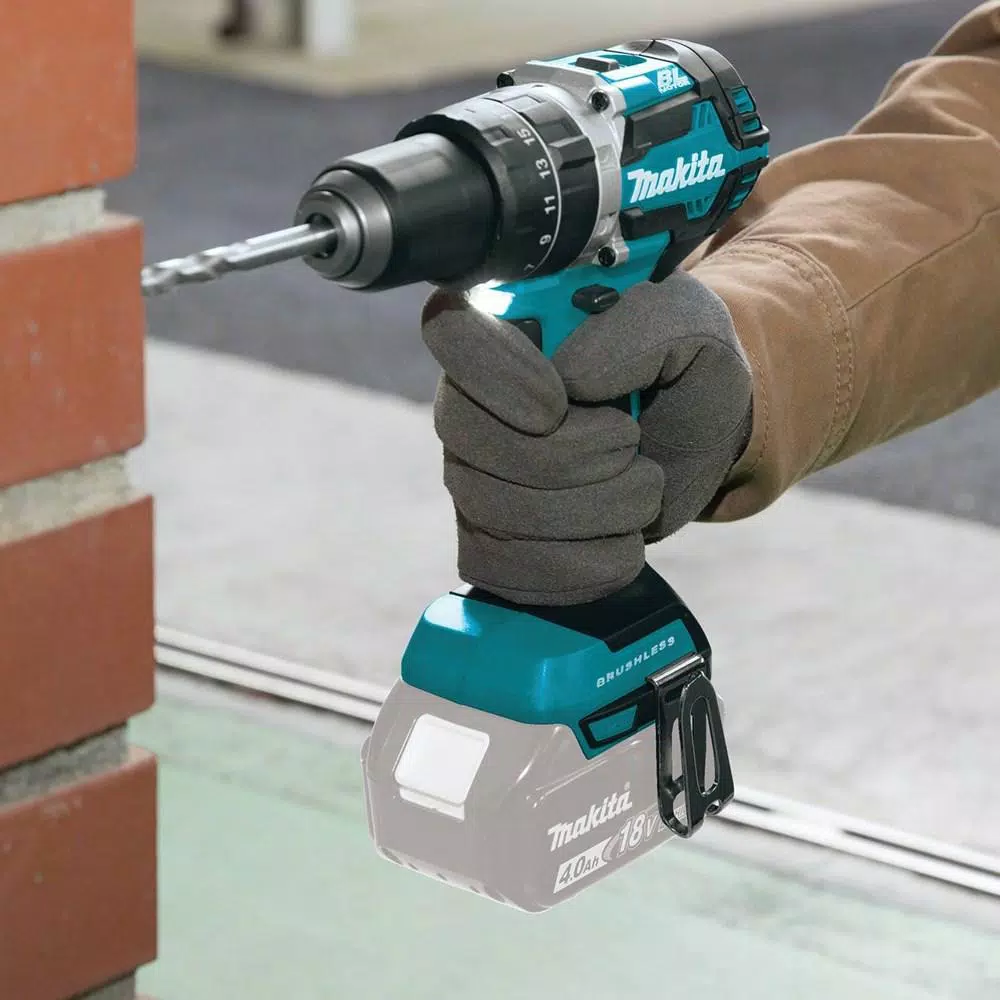 Makita 18V LXT Brushless Cordless Combo Kit: Hammer Drill, 7-1/4 in. Circular Saw, Reciprocating Saw & Battery Starter Pack