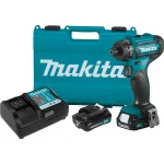 Makita 12V max CXT Cordless 1/4 in. Hex Screwdriver Kit, 2.0Ah thumbnail 1