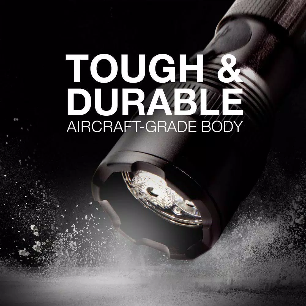 Energizer TAC-R 700 Rechargeable LED Tactical Flashlight, 700 Lumens, Aircraft-Grade Aluminum