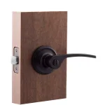 Copper Creek Scandinavian Kash Black Privacy Lever - Modern Interior Bed/Bath Door Handle thumbnail 2