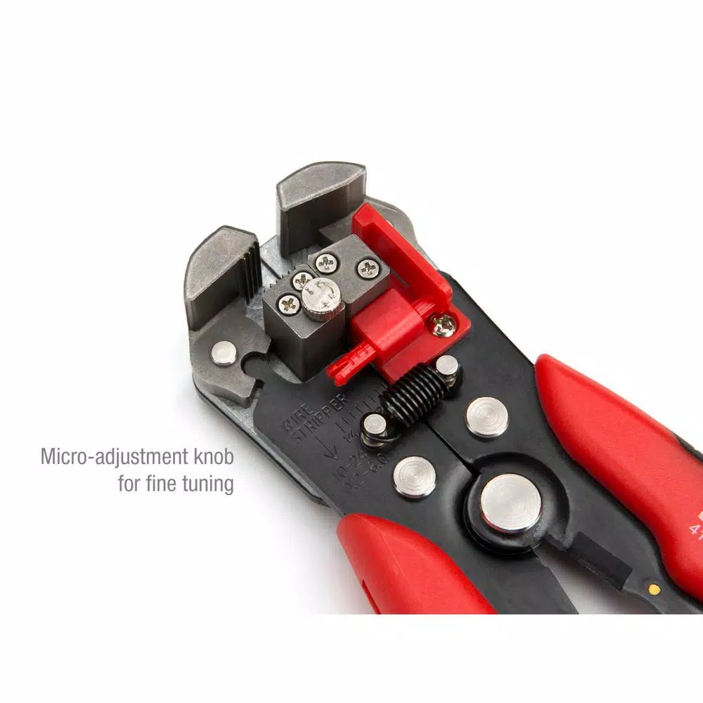 Steelman 41866 Self-Adjusting Wire and Cable Stripper, Cutter, and Crimper